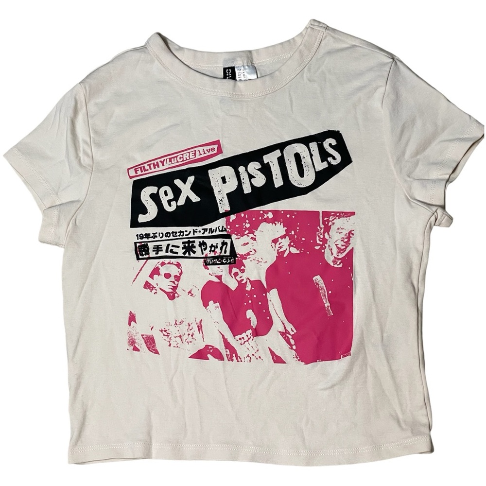 Sex Pistols cropped baby tee